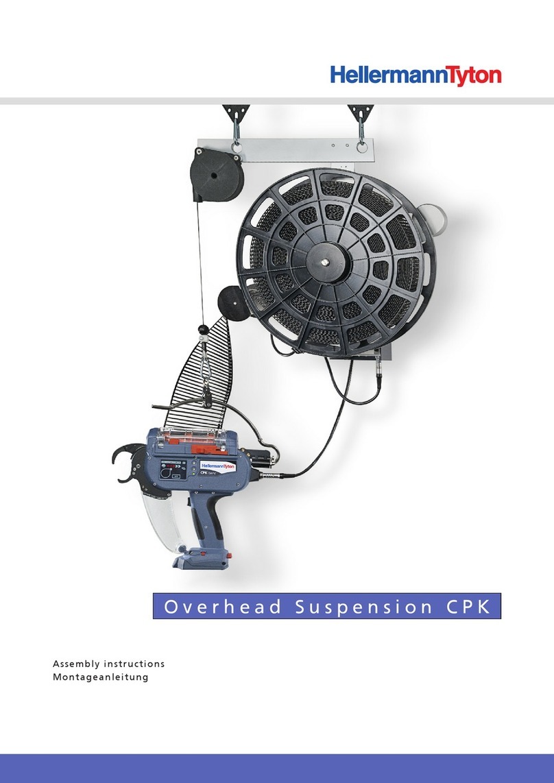 Hellermann Tyton Overhead suspension CPK Assembly instructions