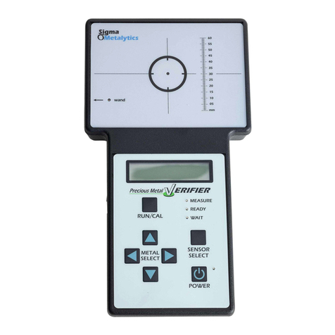 Sigma Metalytics Precious Metal Verifier quick start guide