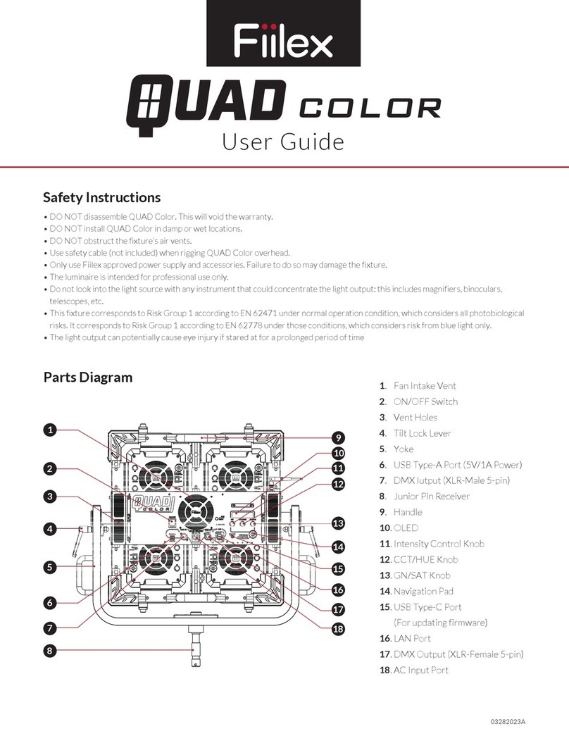 Fiilex QUAD COLOR user guide
