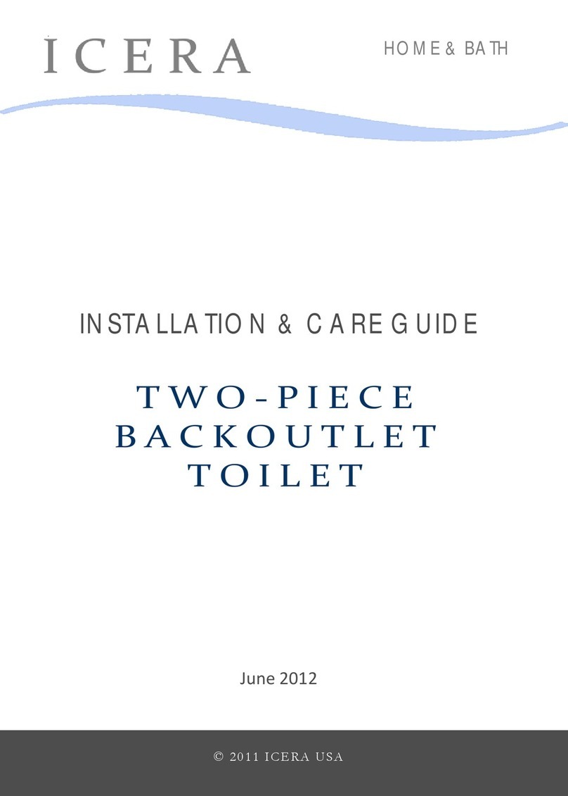 Icera RIOSE CT3140R06 Installation & Care Guide
