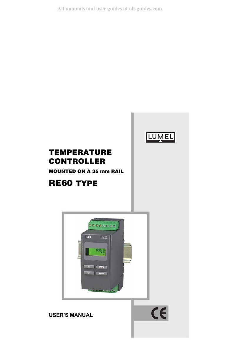 Lumel RE60 user manual
