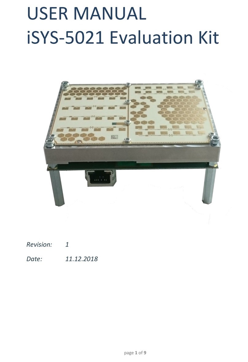 InnoSenT iSYS-5021 User manual