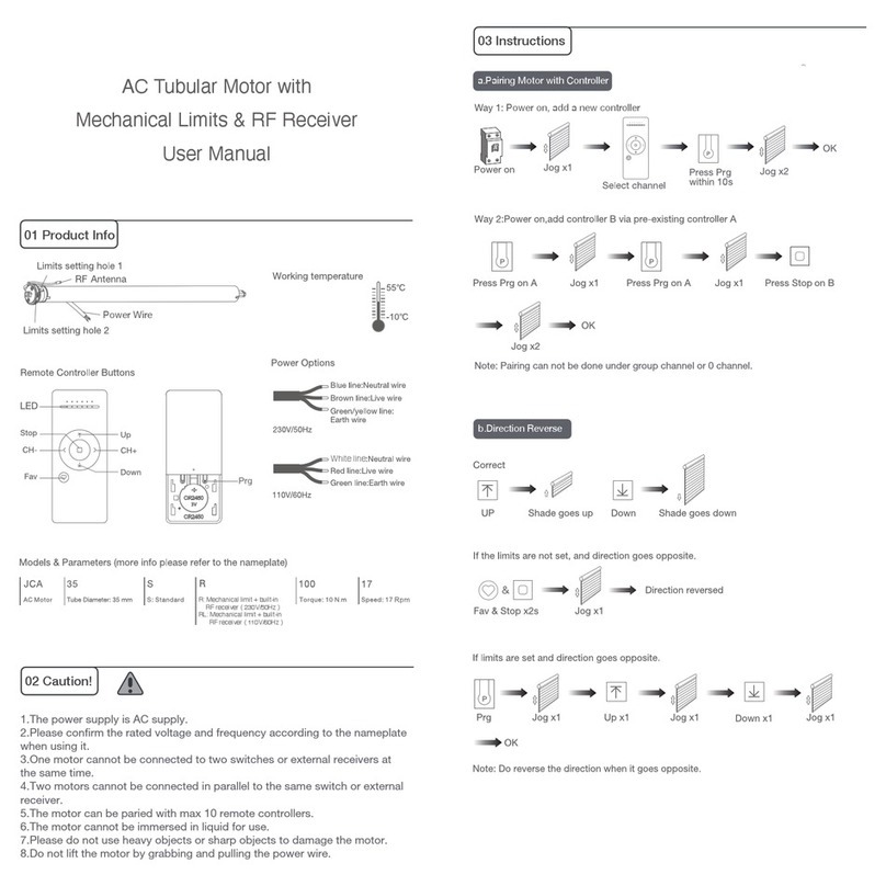 Jiecang SR Series User manual