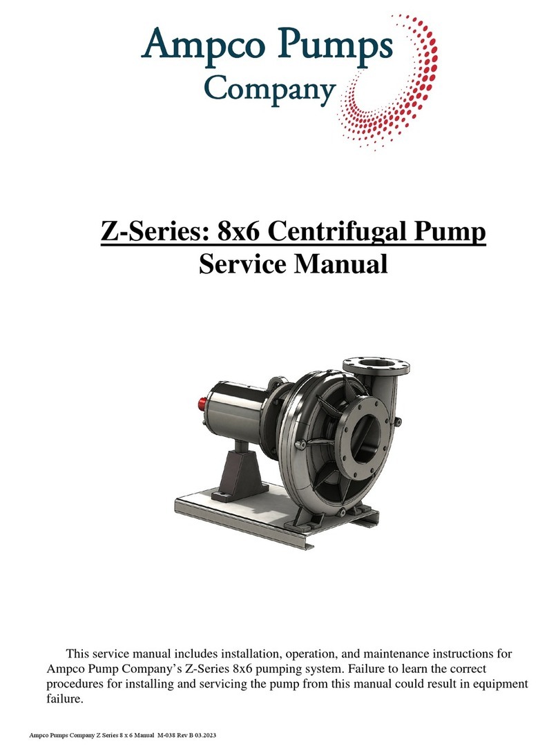 Ampco Pumps Company Z Series Service manual