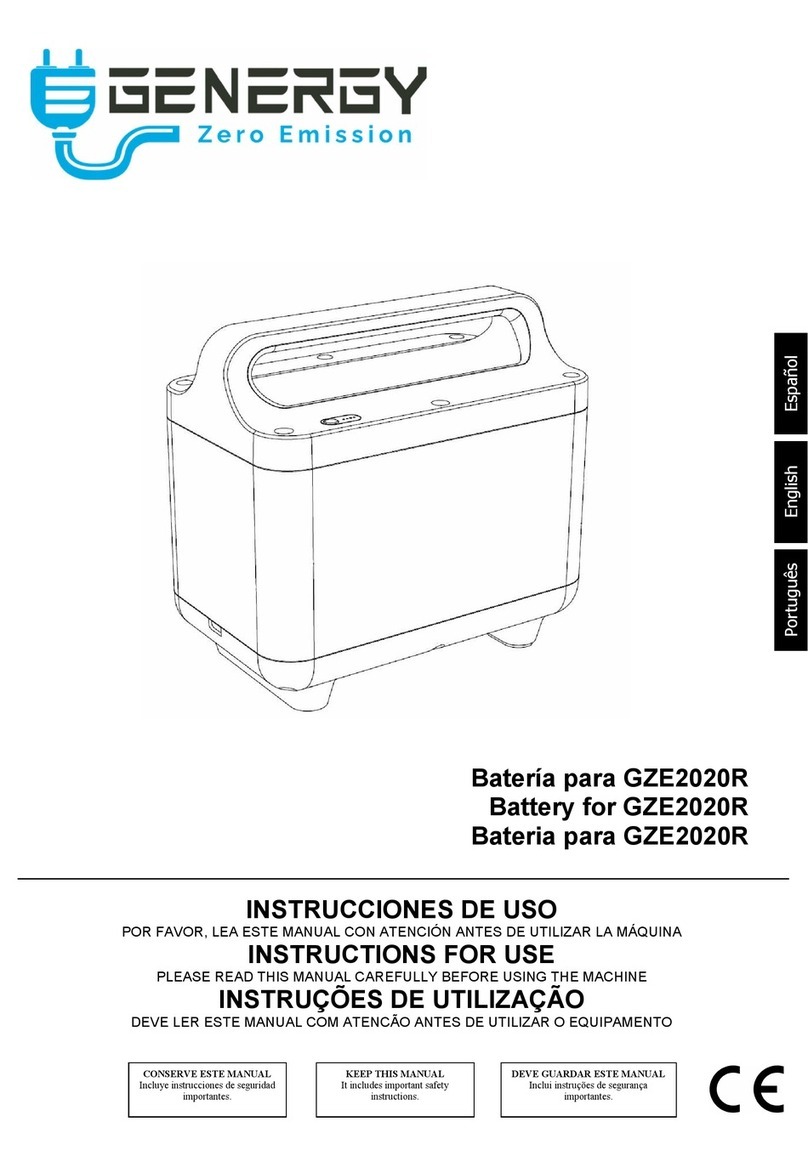 GENERGY RB2000 Instructions for use