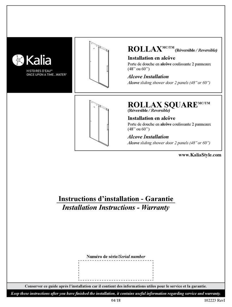 Kalia ROLLAX Installation guide