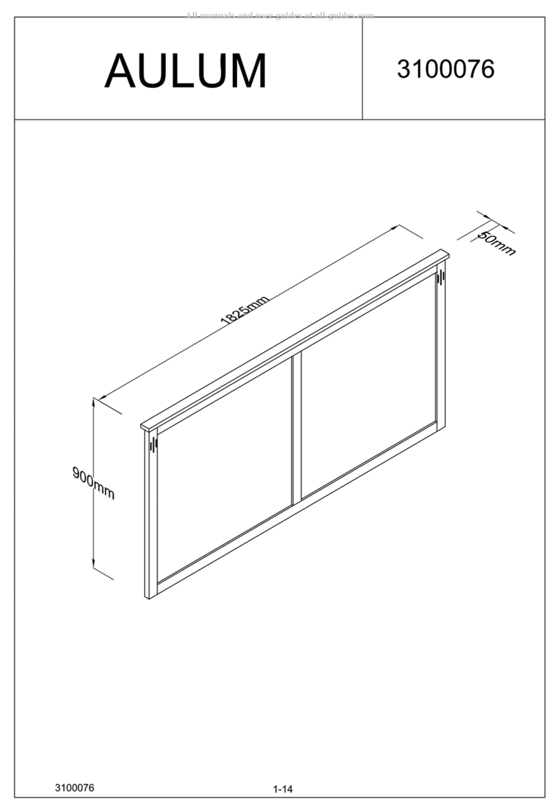 Jysk Aulum 3100076 Assembly instructions