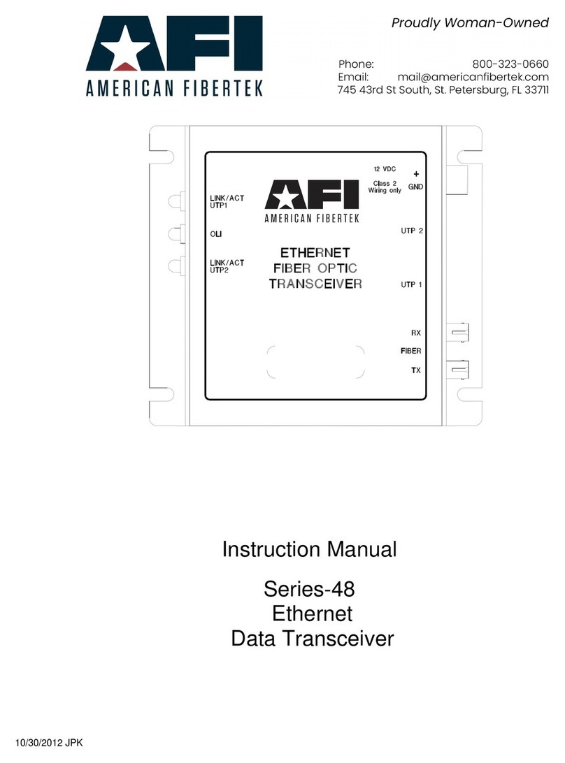 AFi 48 Series instruction manual