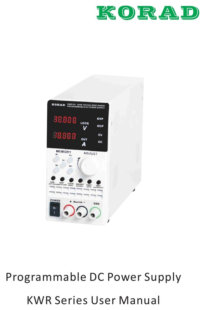 KORAD KWR Series user manual