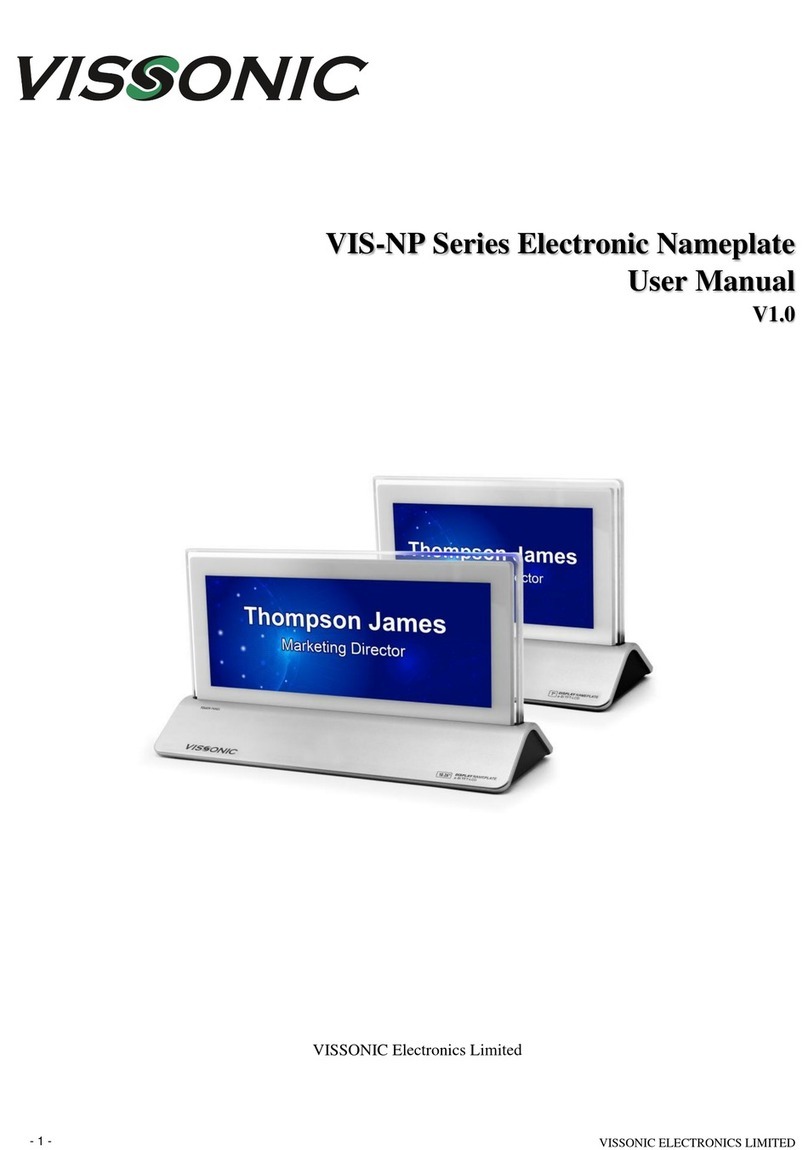 vissonic VIS-NP Series user manual