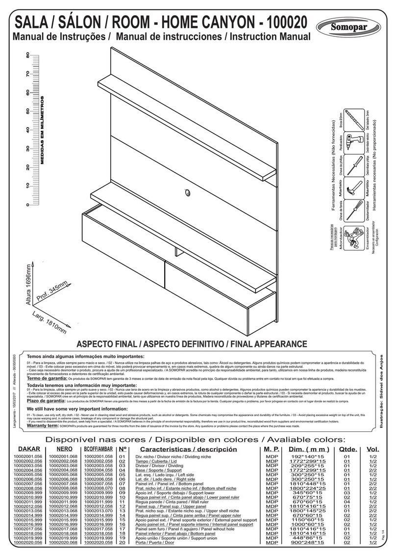 Somopar 100020 instruction manual