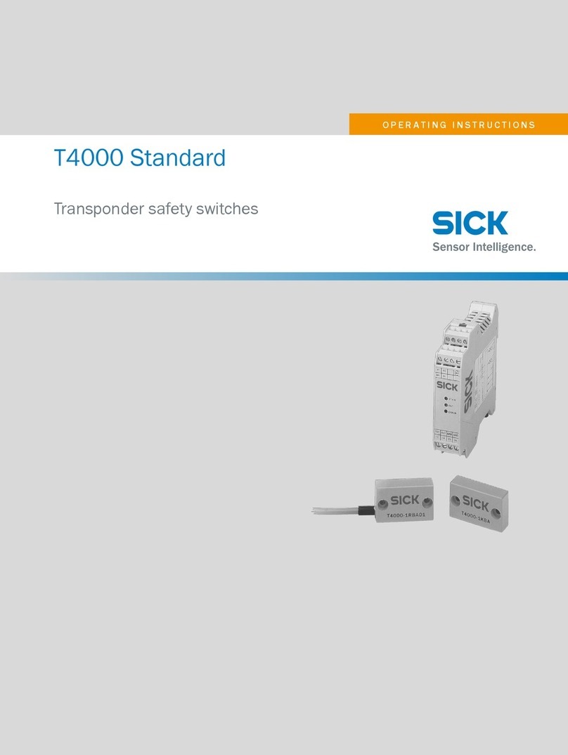 SICK T4000 Standard User manual