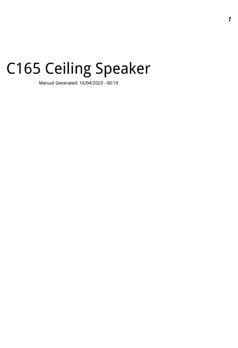 Cambridge Audio C165 user manual