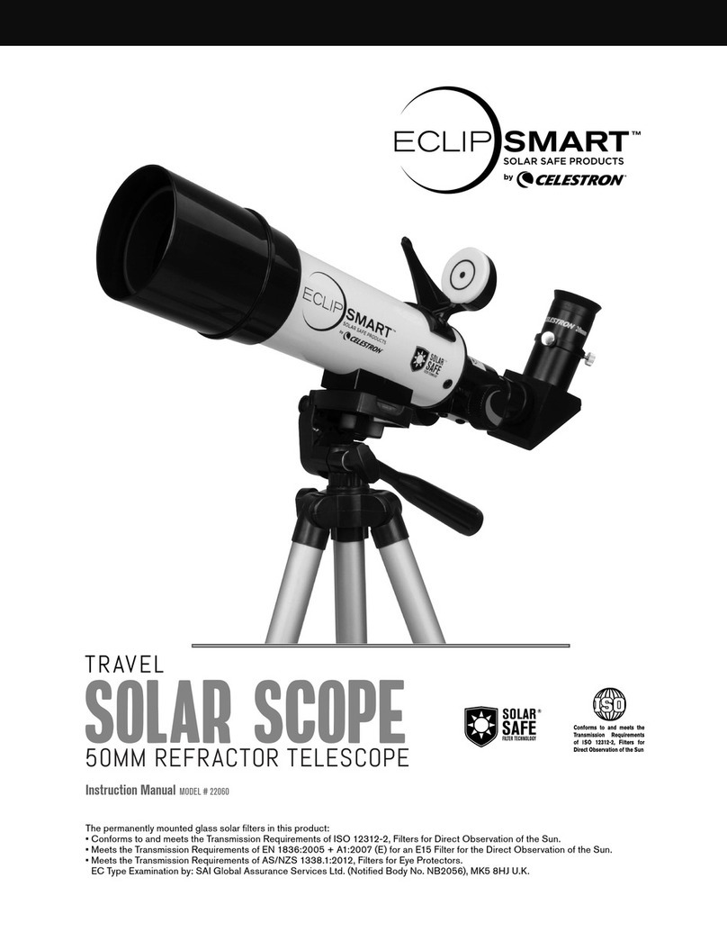 Celestron EclipSmart TRAVEL SOLAR SCOPE User manual