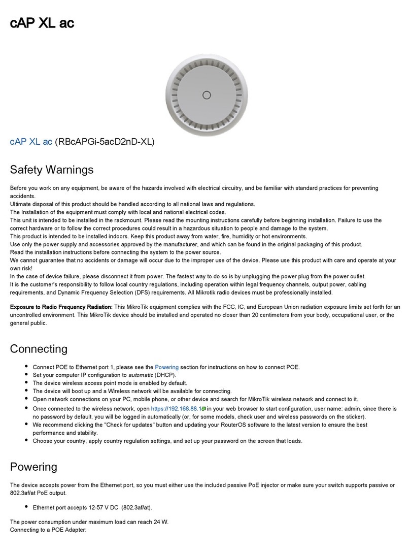 MikroTik RBcAPGi-5acD2nD-XL User manual