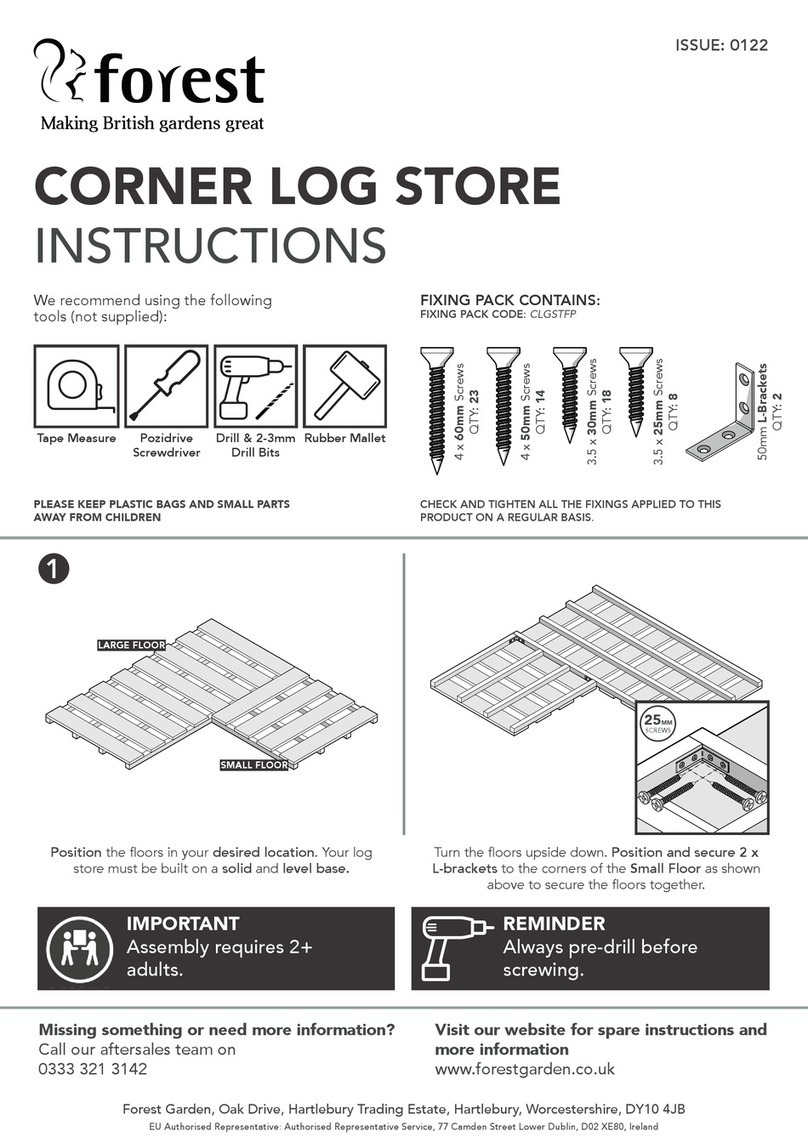 Forest garden FGCLGSTHD User manual