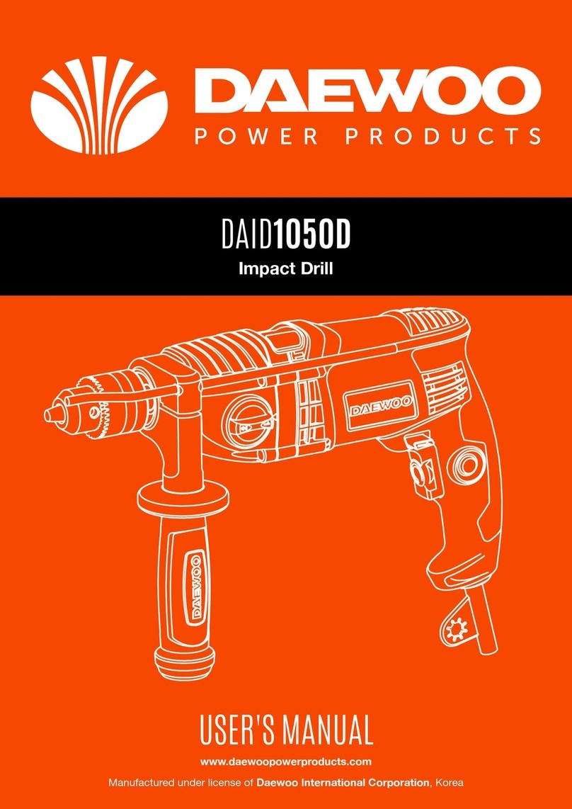 Daewoo DAID1050D user manual