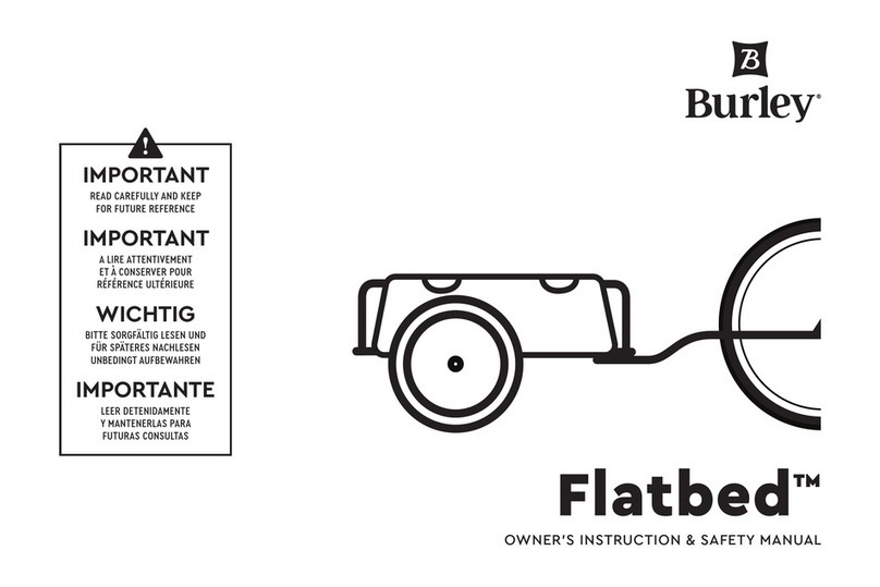 Burley FLATBED Instruction Manual