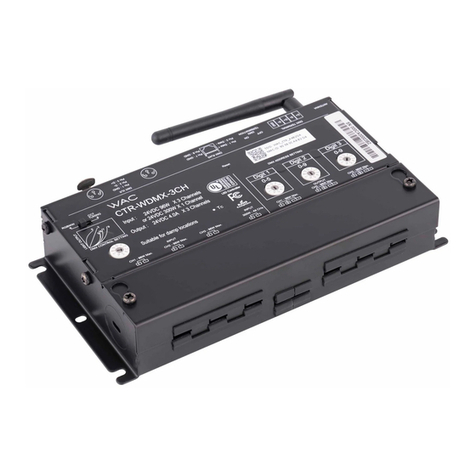 WAC CTR-WDMX-3CH Parts list manual