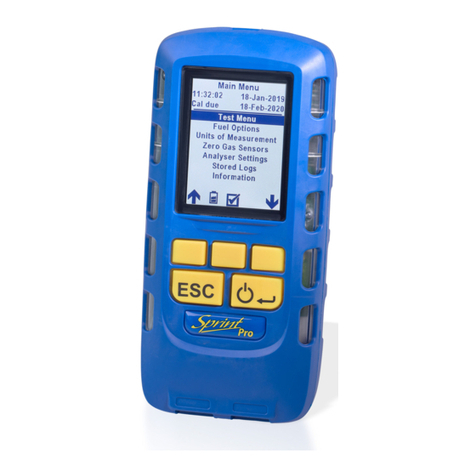 Crowcon Sprint Pro 1 User manual