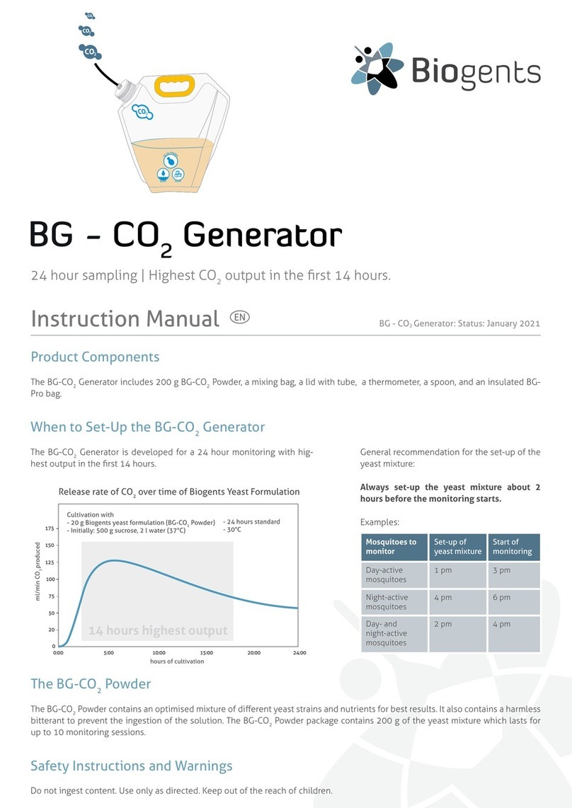 Biogents BG-CO2 Timer instruction manual