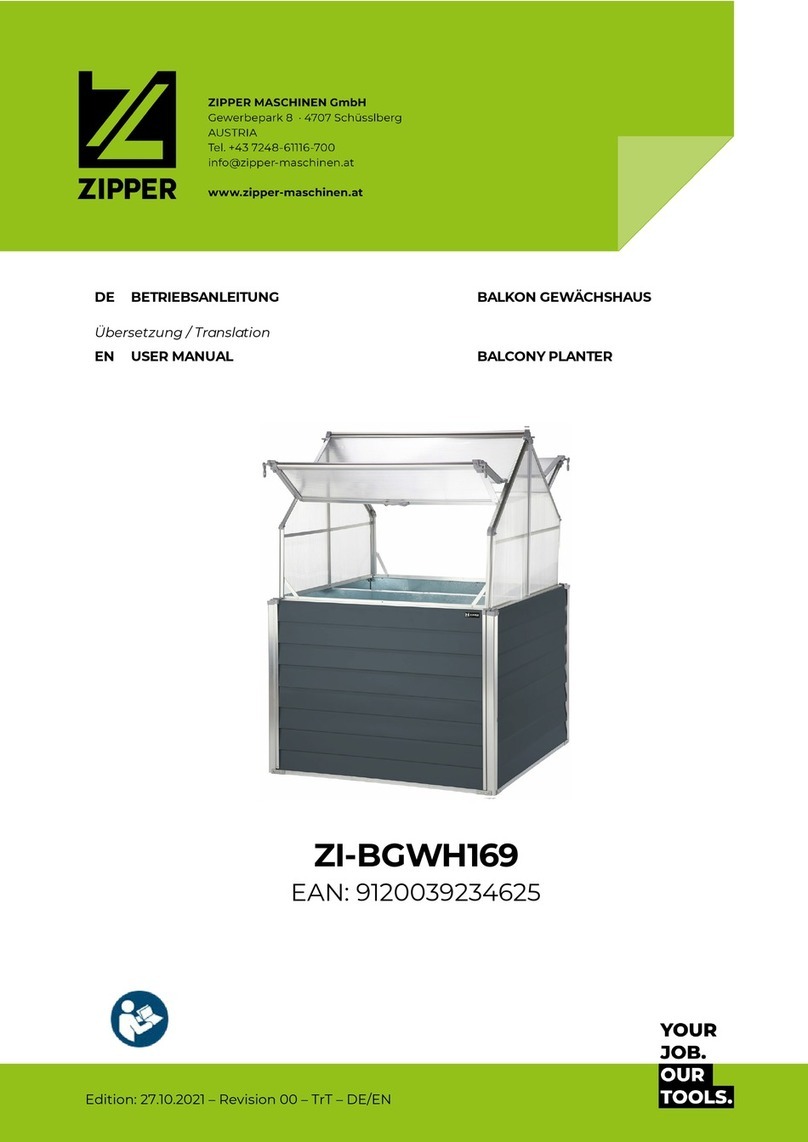 Zipper Mowers ZI-BGWH169 user manual