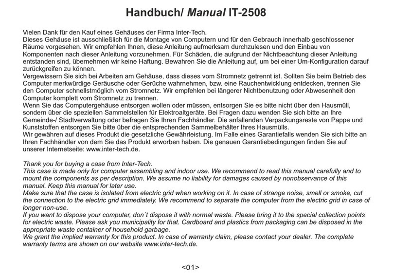 Intertech SQUARE IT-2508 manual