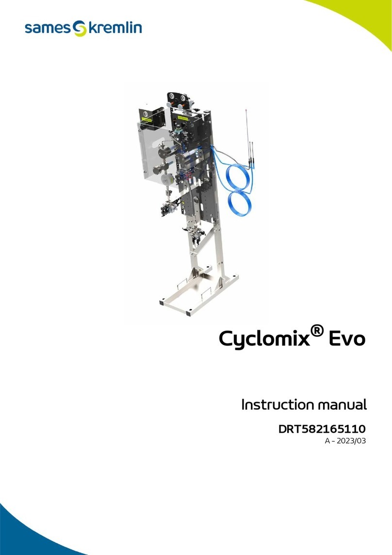 SAMES KREMLIN Cyclomix Evo instruction manual