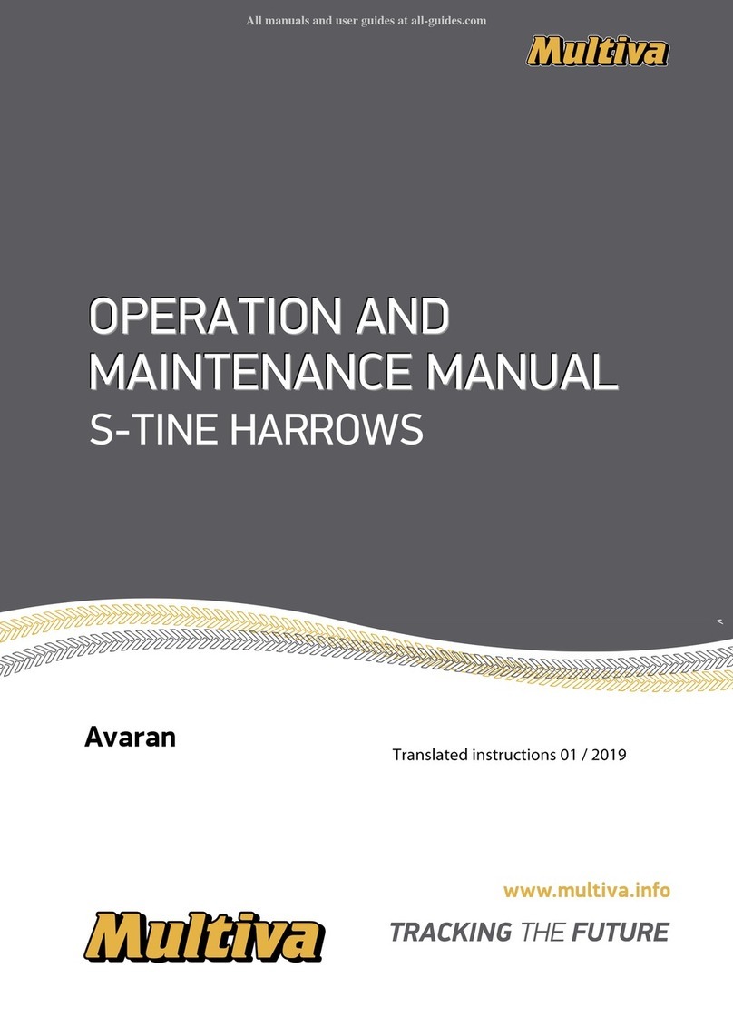 Multiva Avaran 500 Operation and maintenance manual