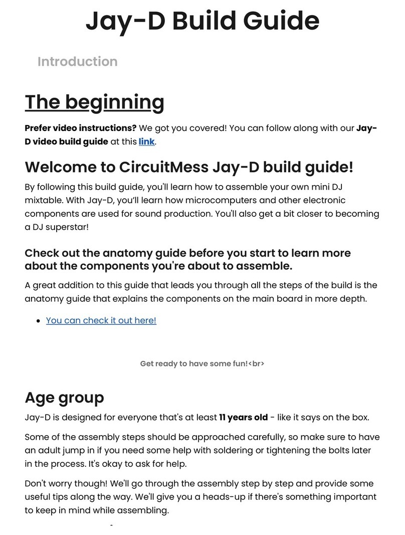 Circuitmess Jay-D Build guide