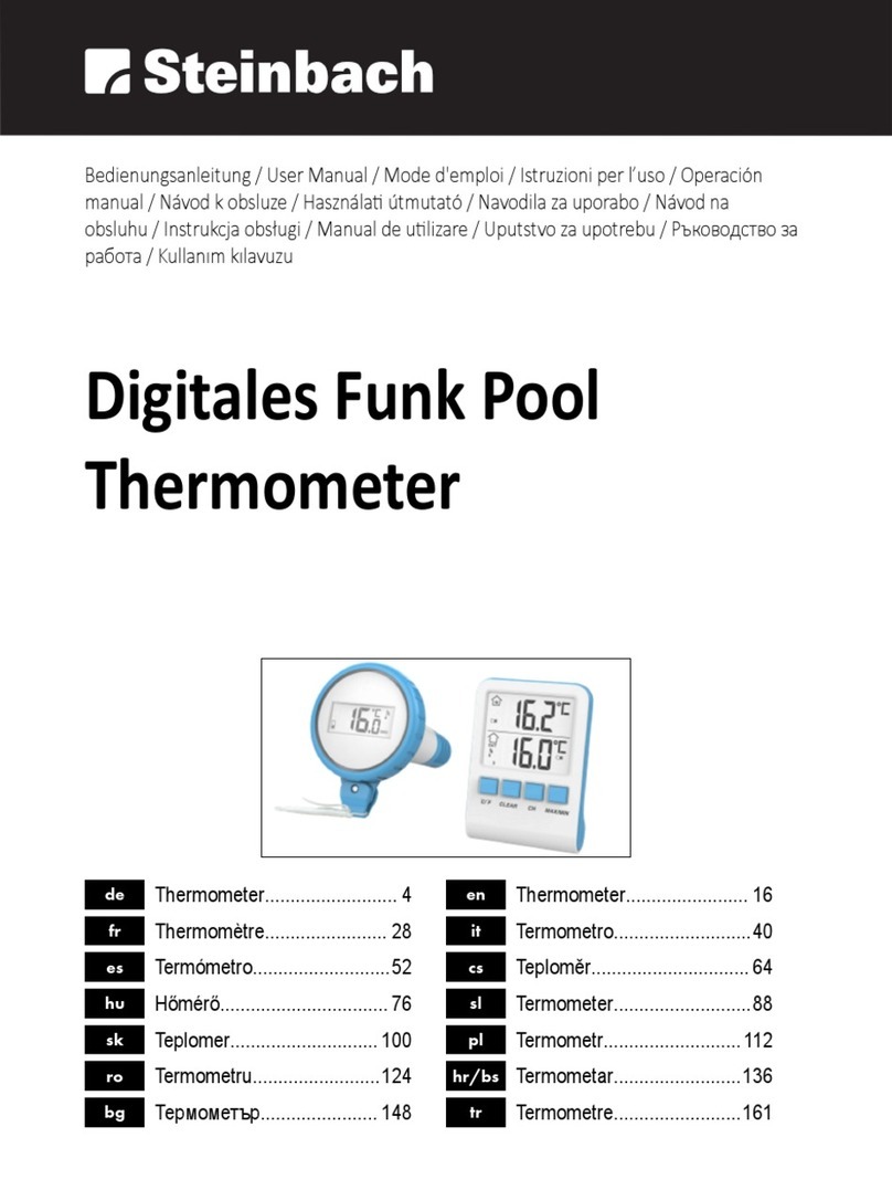 Steinbach Digitales Funk Pool Thermometer user manual