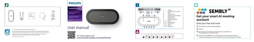 Philips SmartMeeting PSE0501 User manual