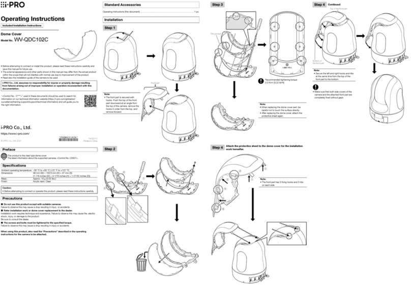 i-PRO WV-QDC102C operating instructions