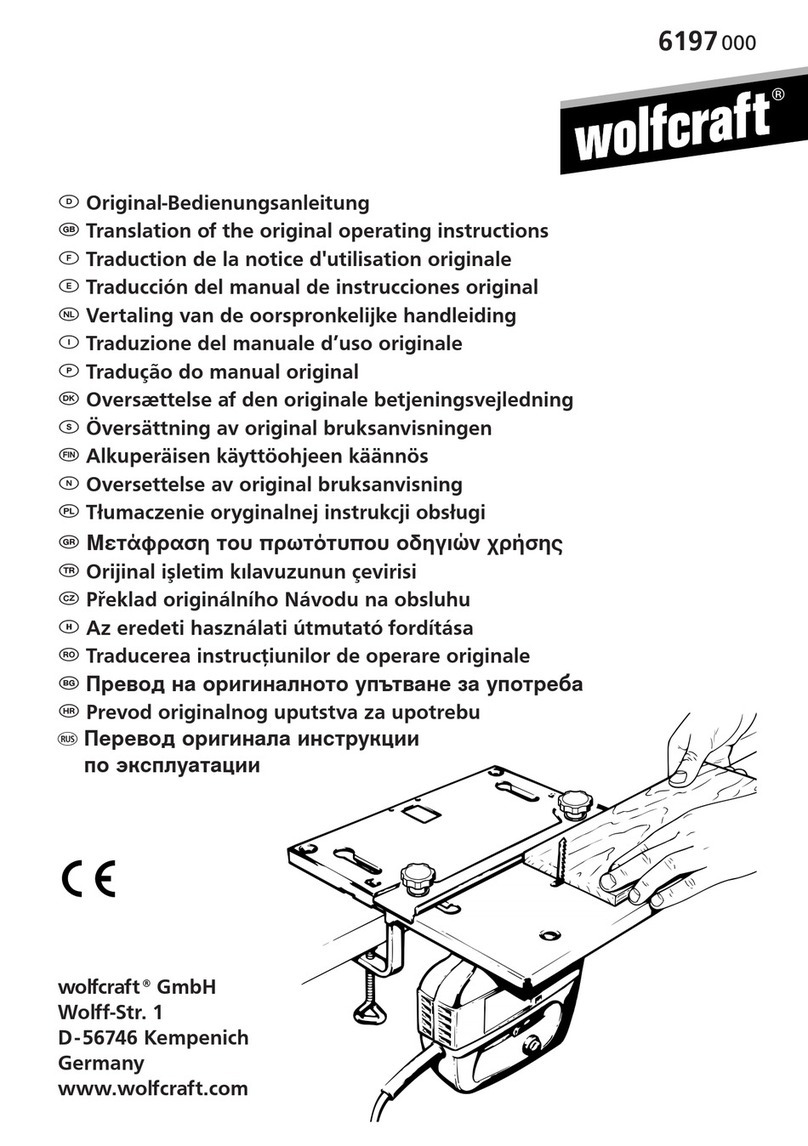 Wolfcraft classic 6197000 Quick guide