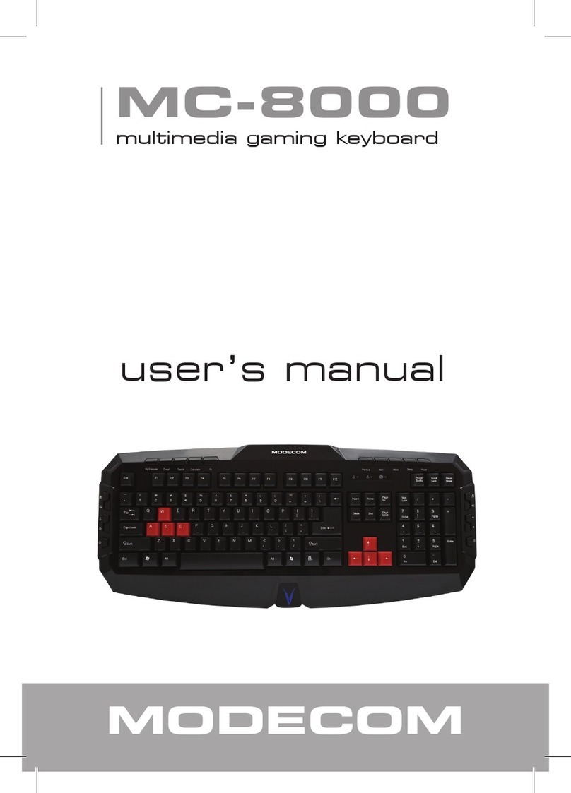 Modecom MC-8000 Volcano User manual