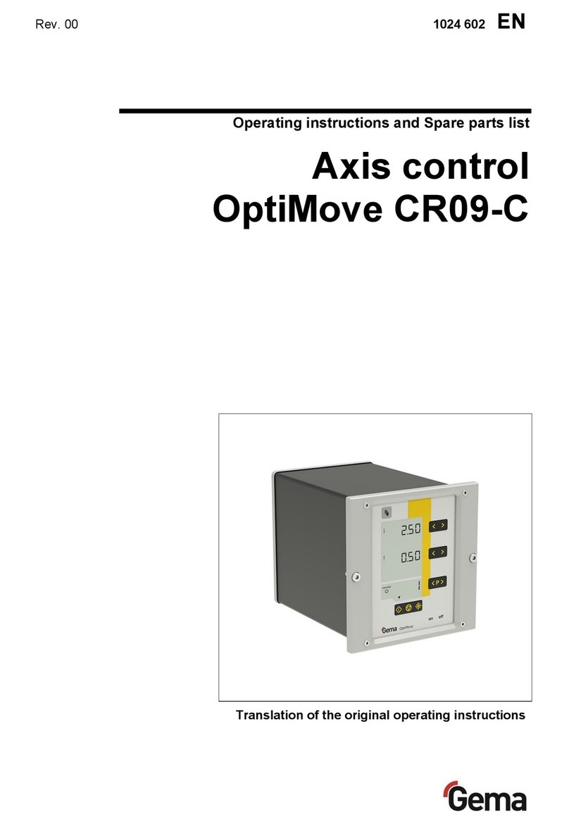 Gema OptiMove CR09-C User manual