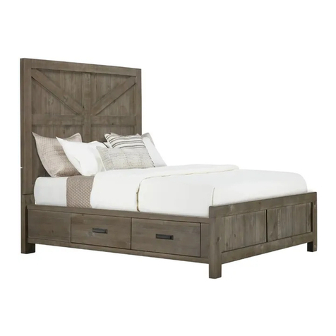 Modus Furniture TARYN 9Y13P5BD Assembly instructions