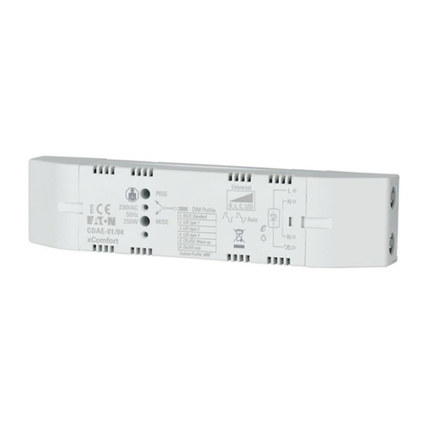 Eaton CDAE-01/04 User manual Eaton CDAE-01/04 User manual