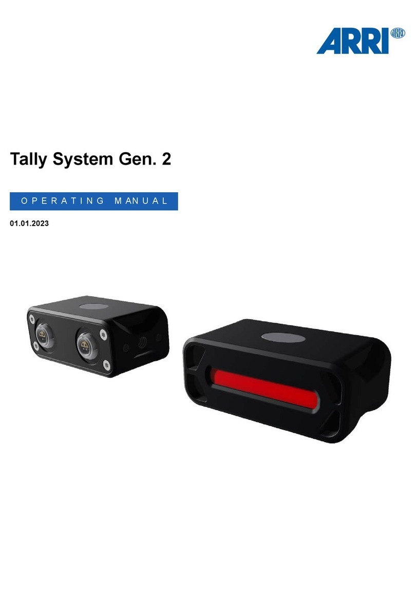 ARRI Tally System Gen. 2 operating manual