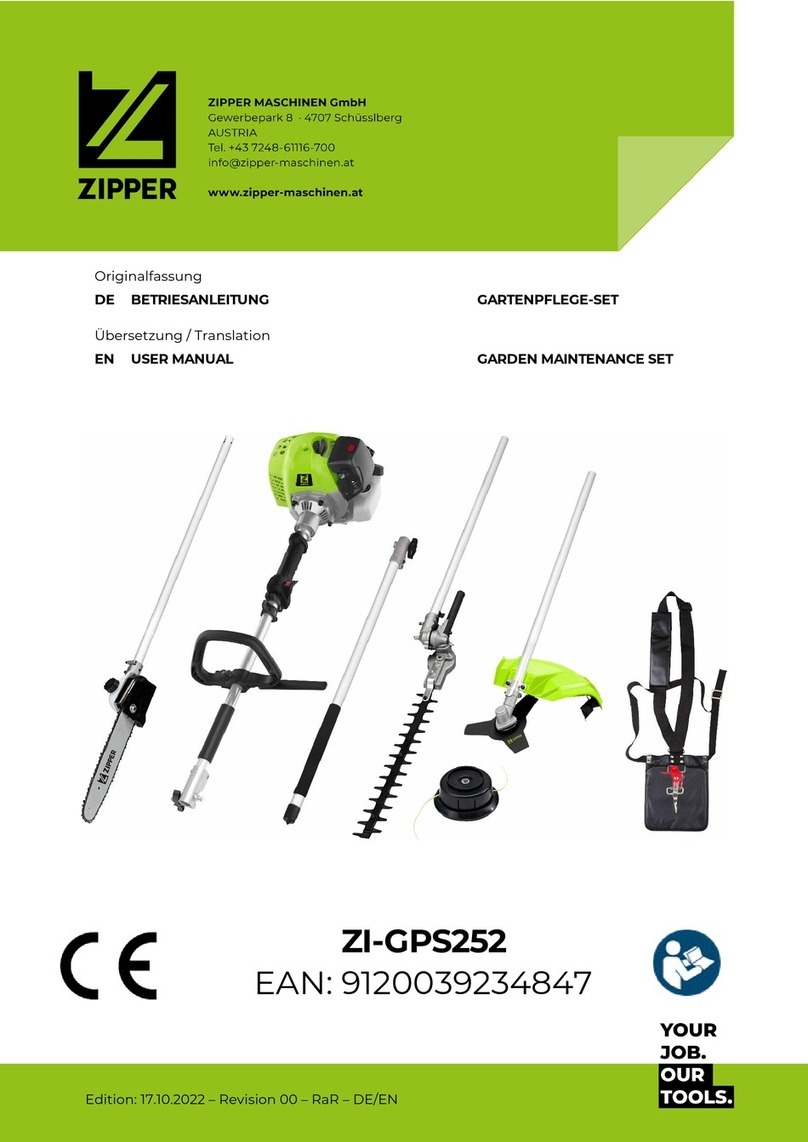 Zipper Mowers ZI-GPS252 user manual