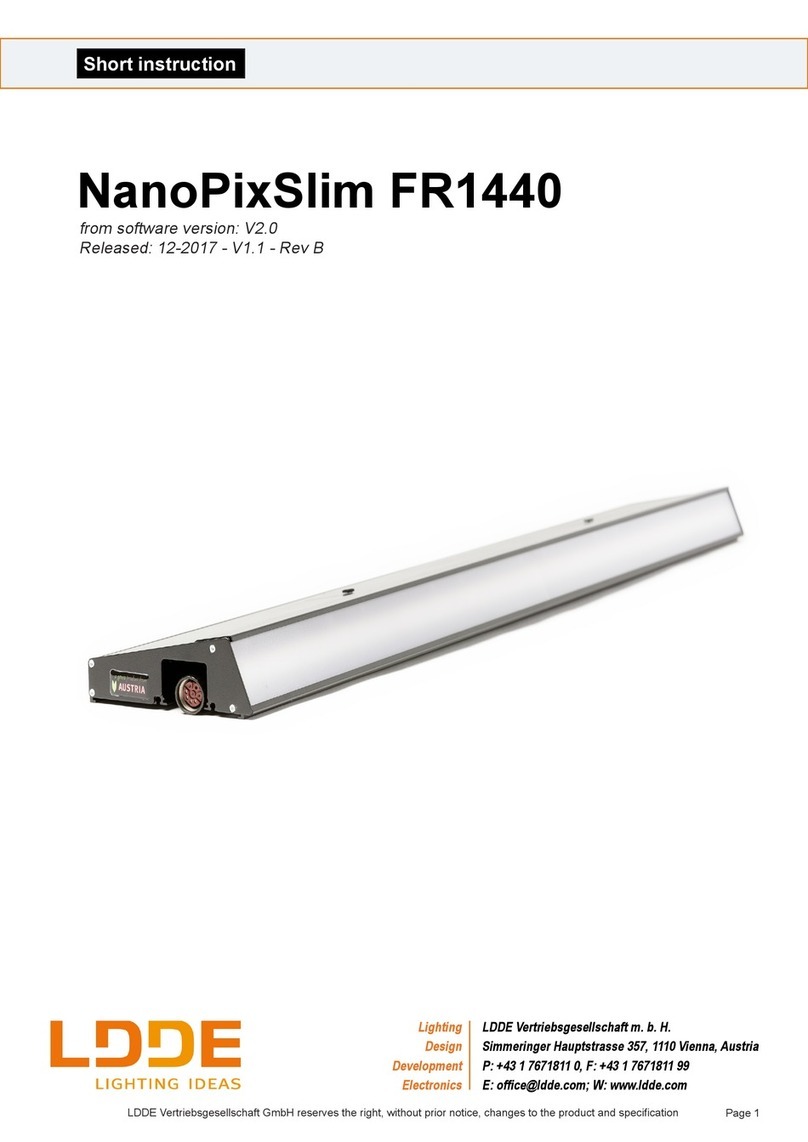 LDDE NanoPixSlim FR1440 Short Instruction