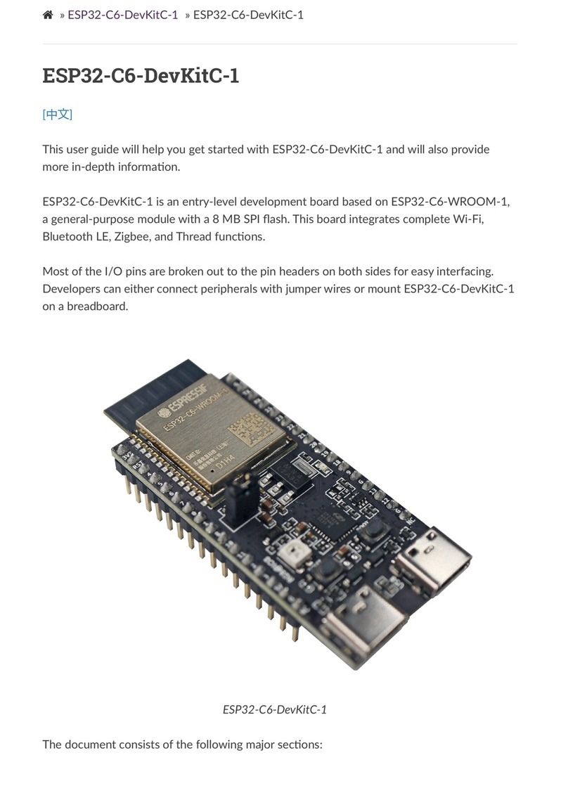 Espressif ESP32-C6-DevKitC-1 User manual