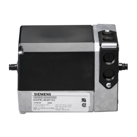 Siemens SQM5 Series Instruction Manual