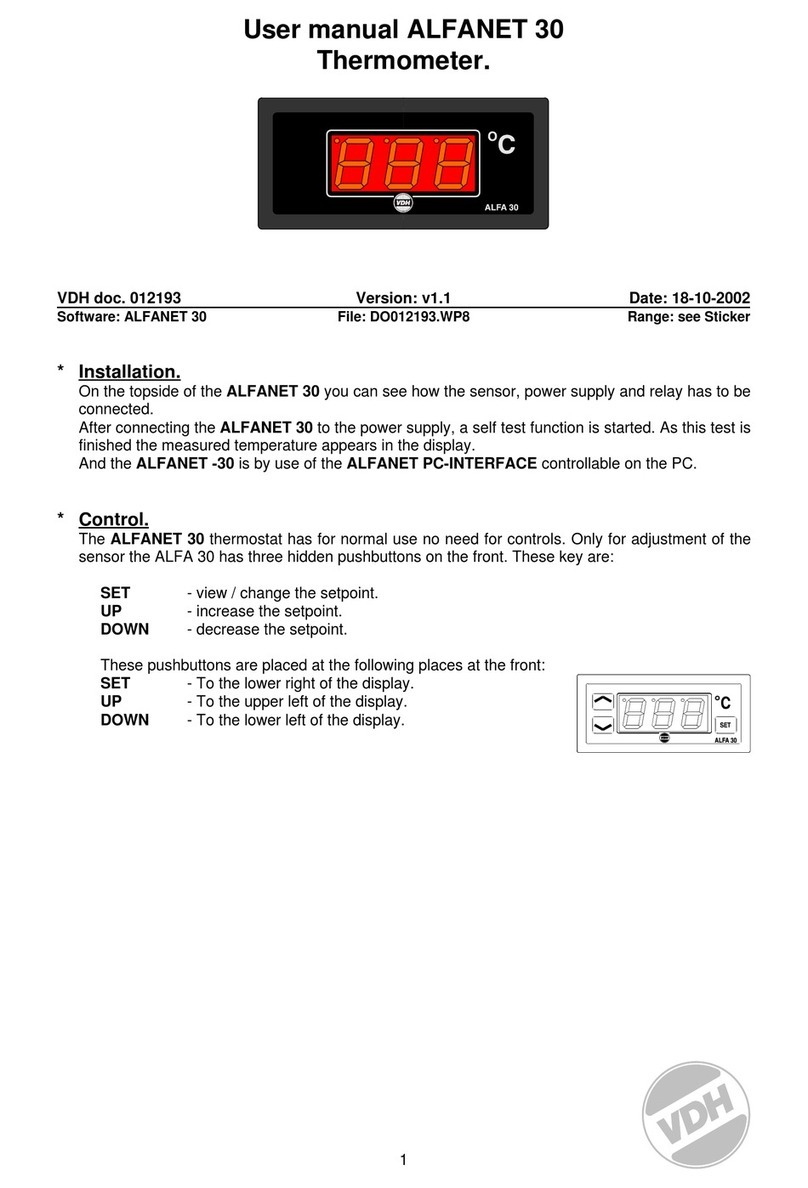 VDH ALFANET 30 User manual