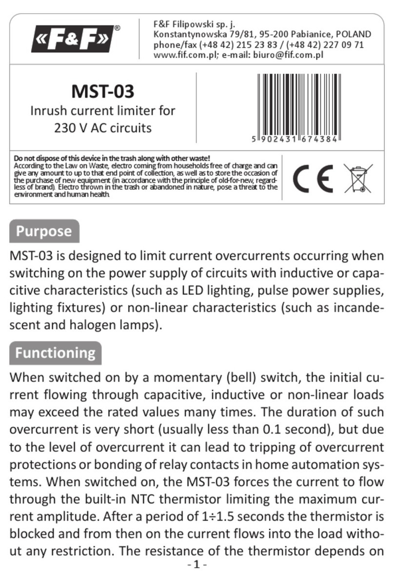 F&F MST-03 manual