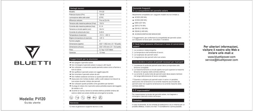 Bluetti PV120 User manual