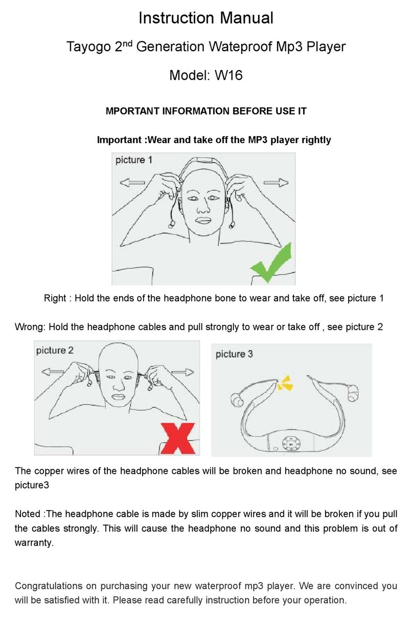 tayogo W16 instruction manual
