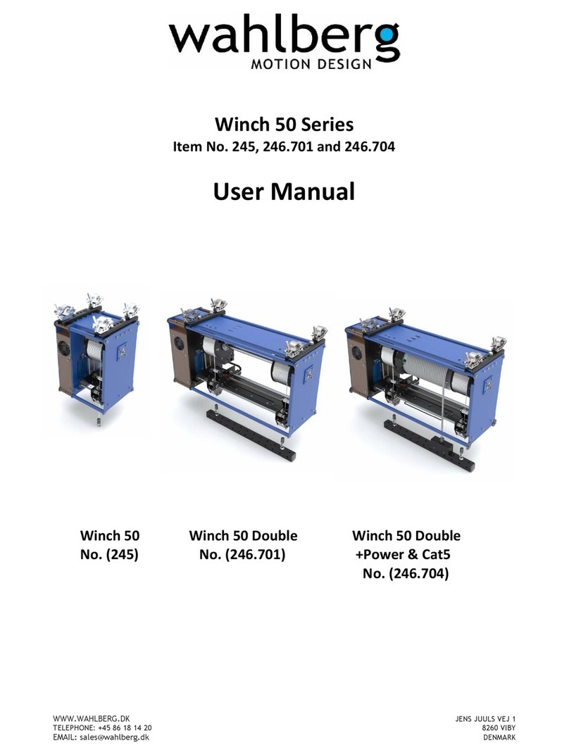 Wahlberg 50 Series user manual