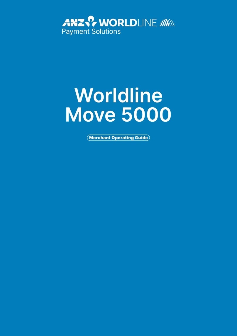 ANZ Worldline Move 5000 User manual