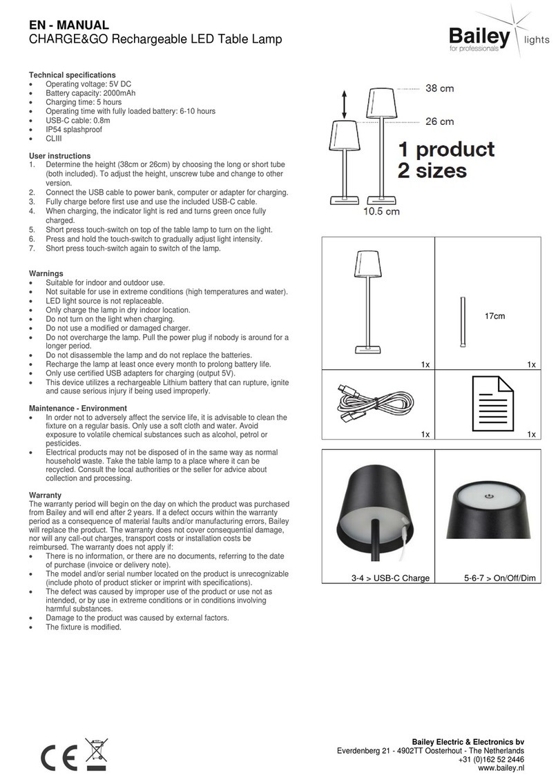 Bailey CHARGE&GO manual
